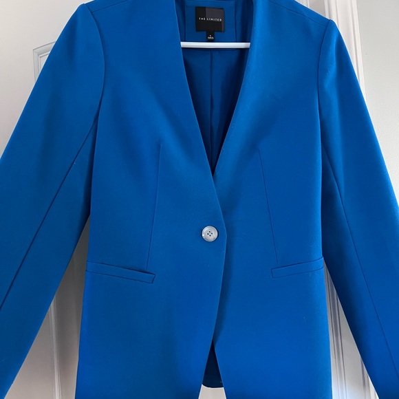 Bright Blue Structured Blazer - Picture 3 of 7